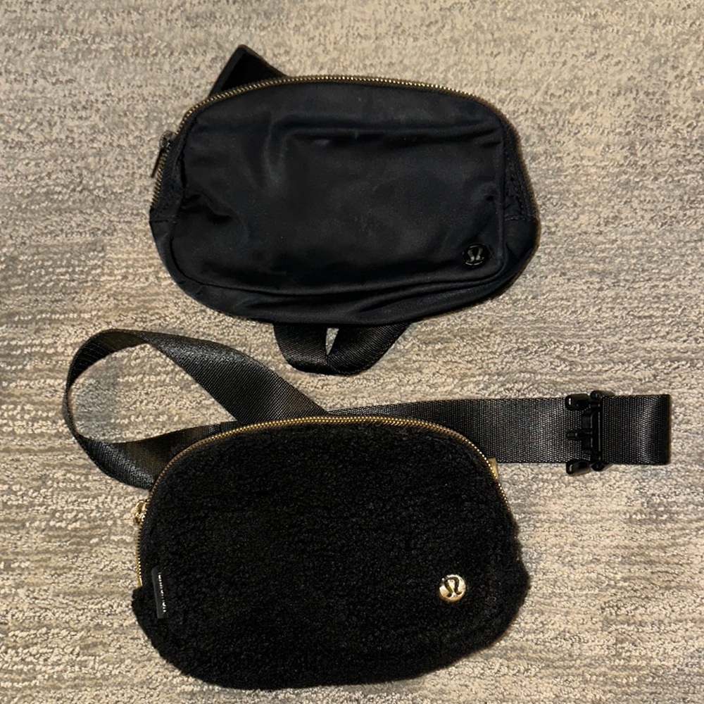 Lululemon Black Belt Bag Duo